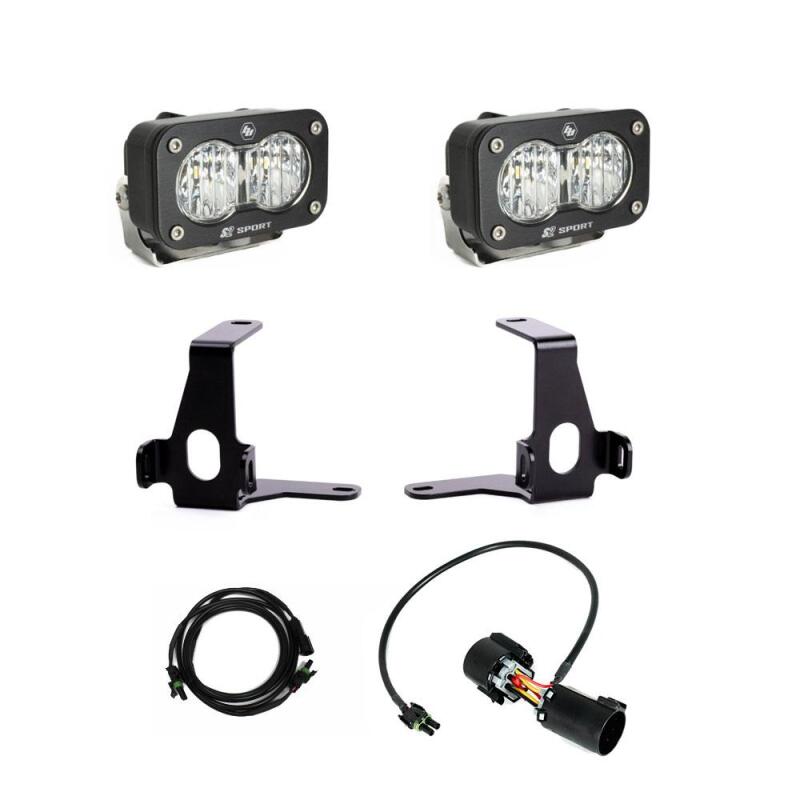Toyota Tacoma Sport Lights - Rear - Baja Designs - S2 Sport Reverse Kit w/ Plug and Play Harness - `24-`27